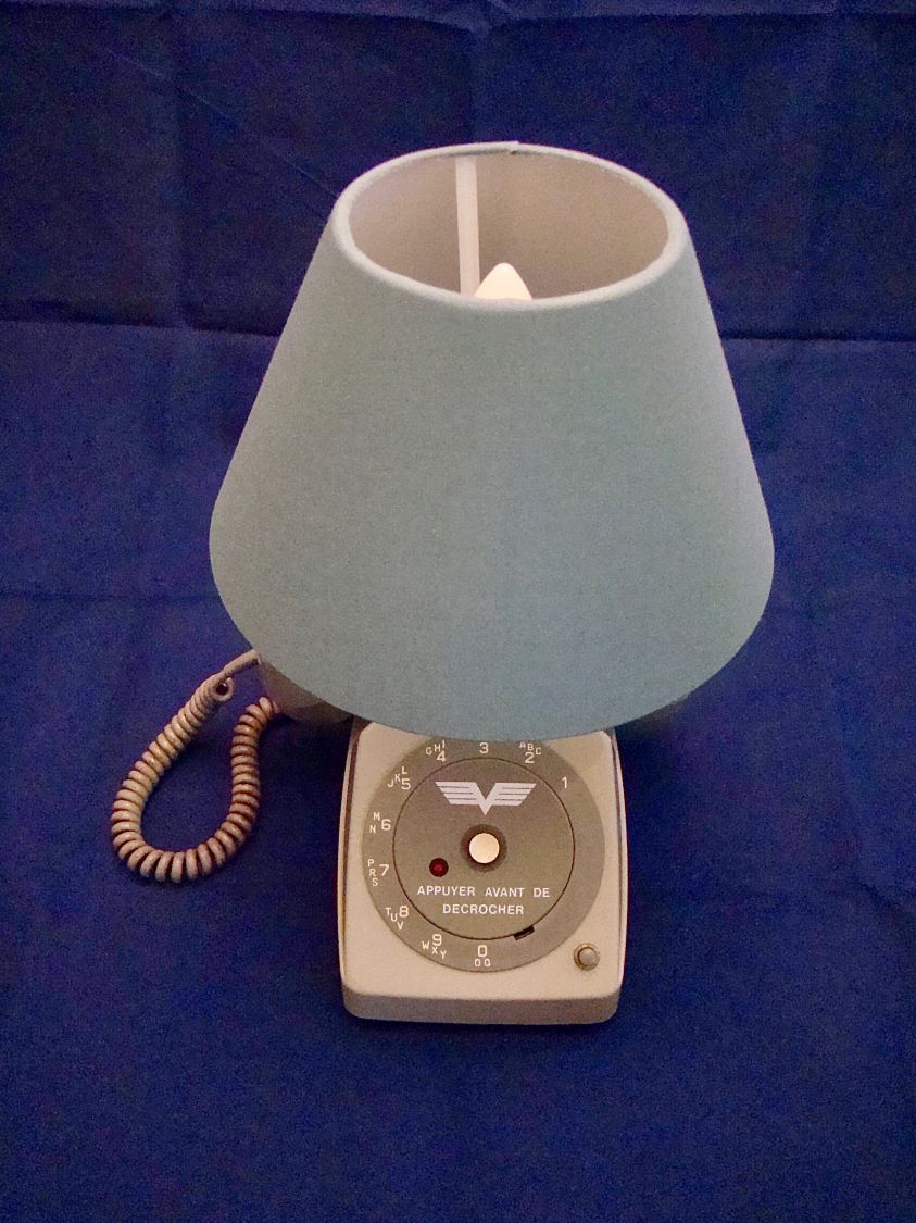 luchttelefoon bedlampenset 