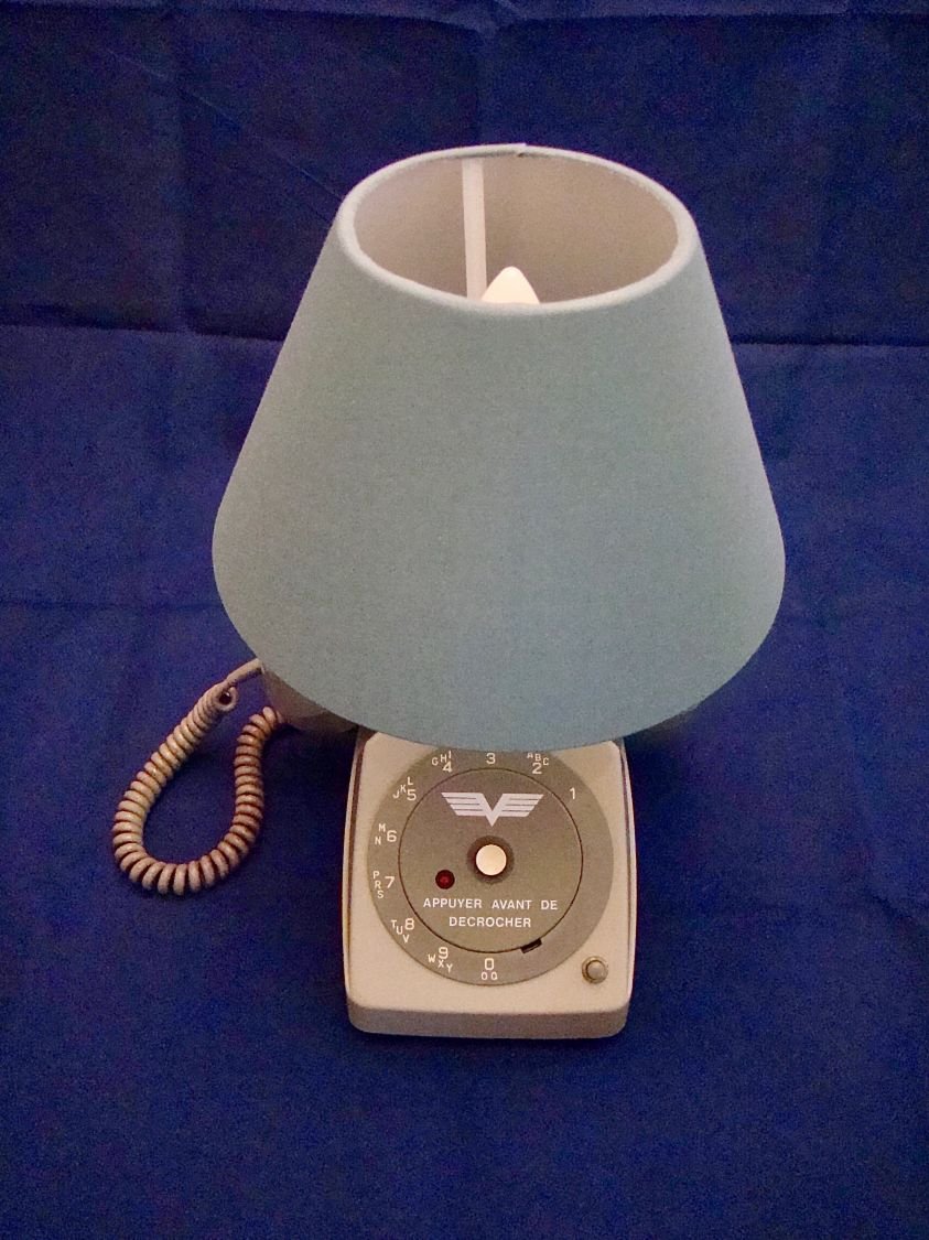 luchttelefoon bedlampenset 