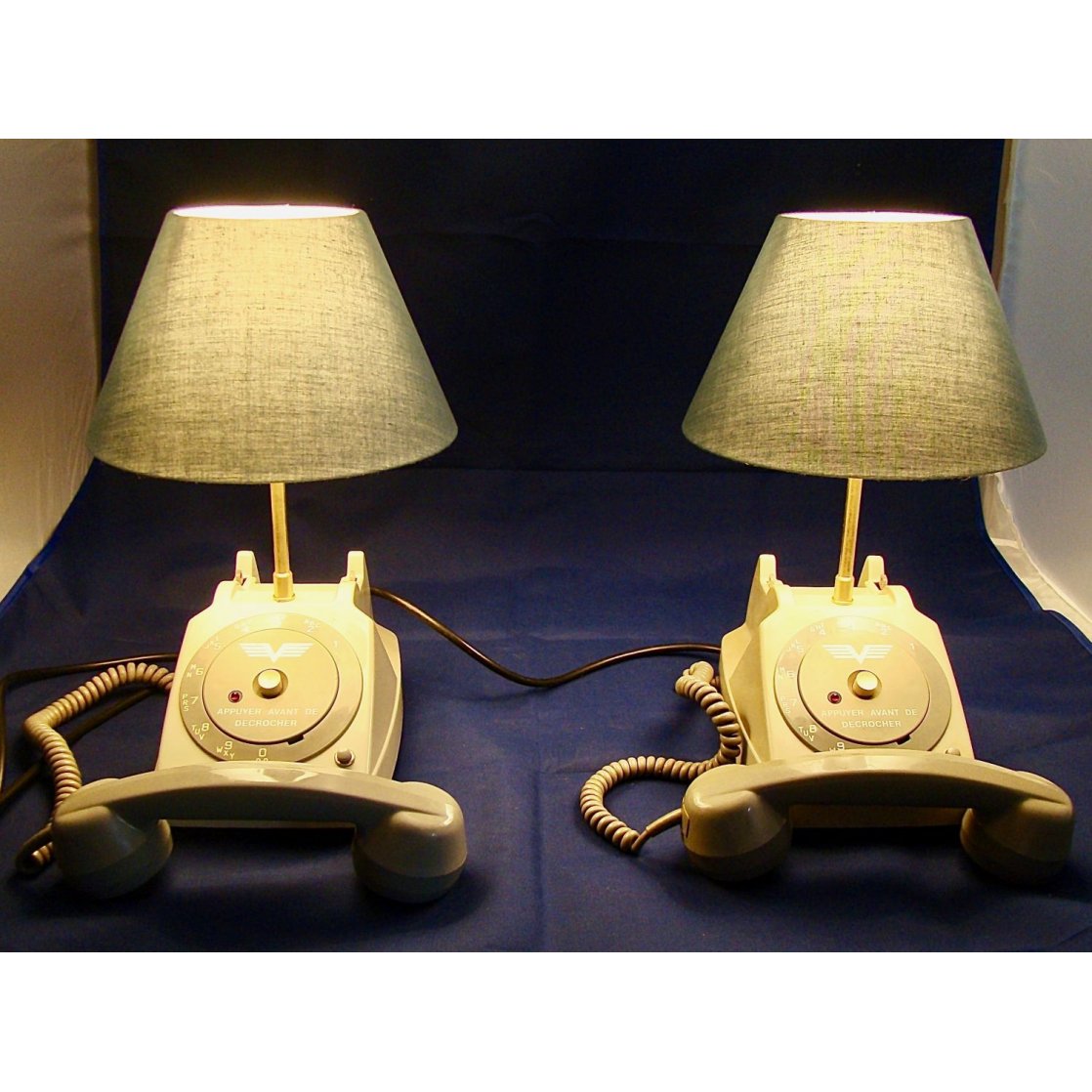 luchttelefoon bedlampenset 