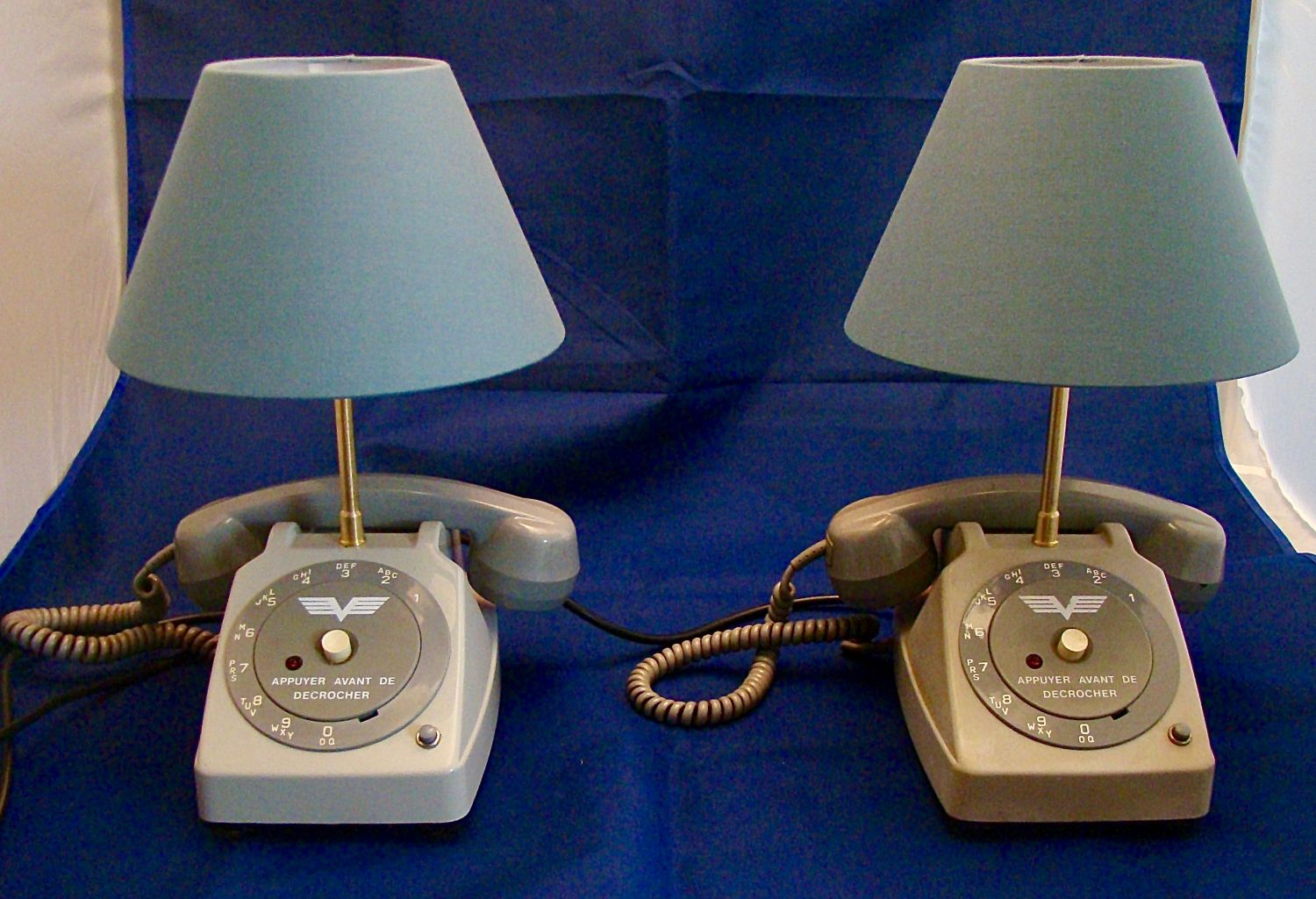 luchttelefoon bedlampenset 