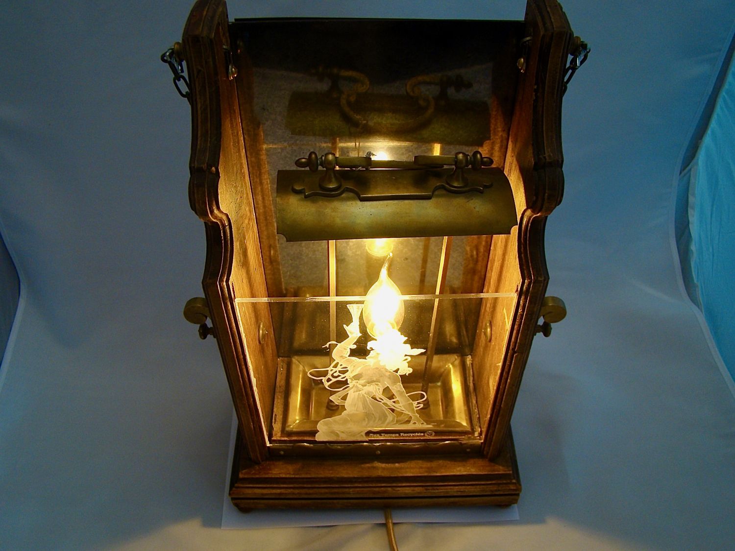 Antieke lamp Grote kaarslantaarn 1900