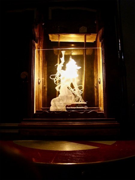 Antieke lamp Grote kaarslantaarn 1900