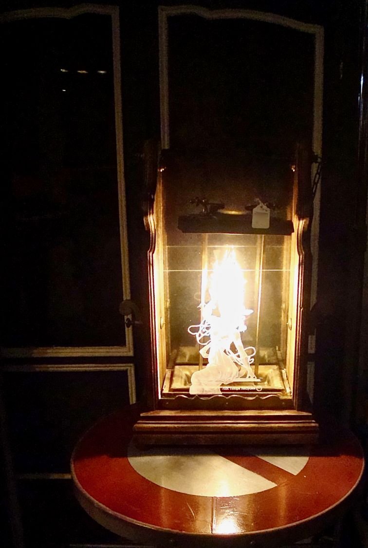 Antieke lamp Grote kaarslantaarn 1900