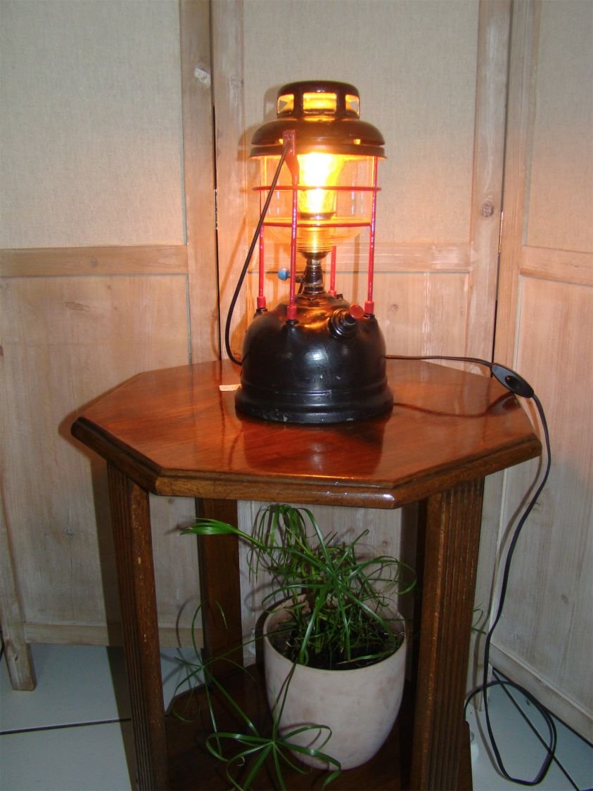 Antieke Engelse gaslamp
