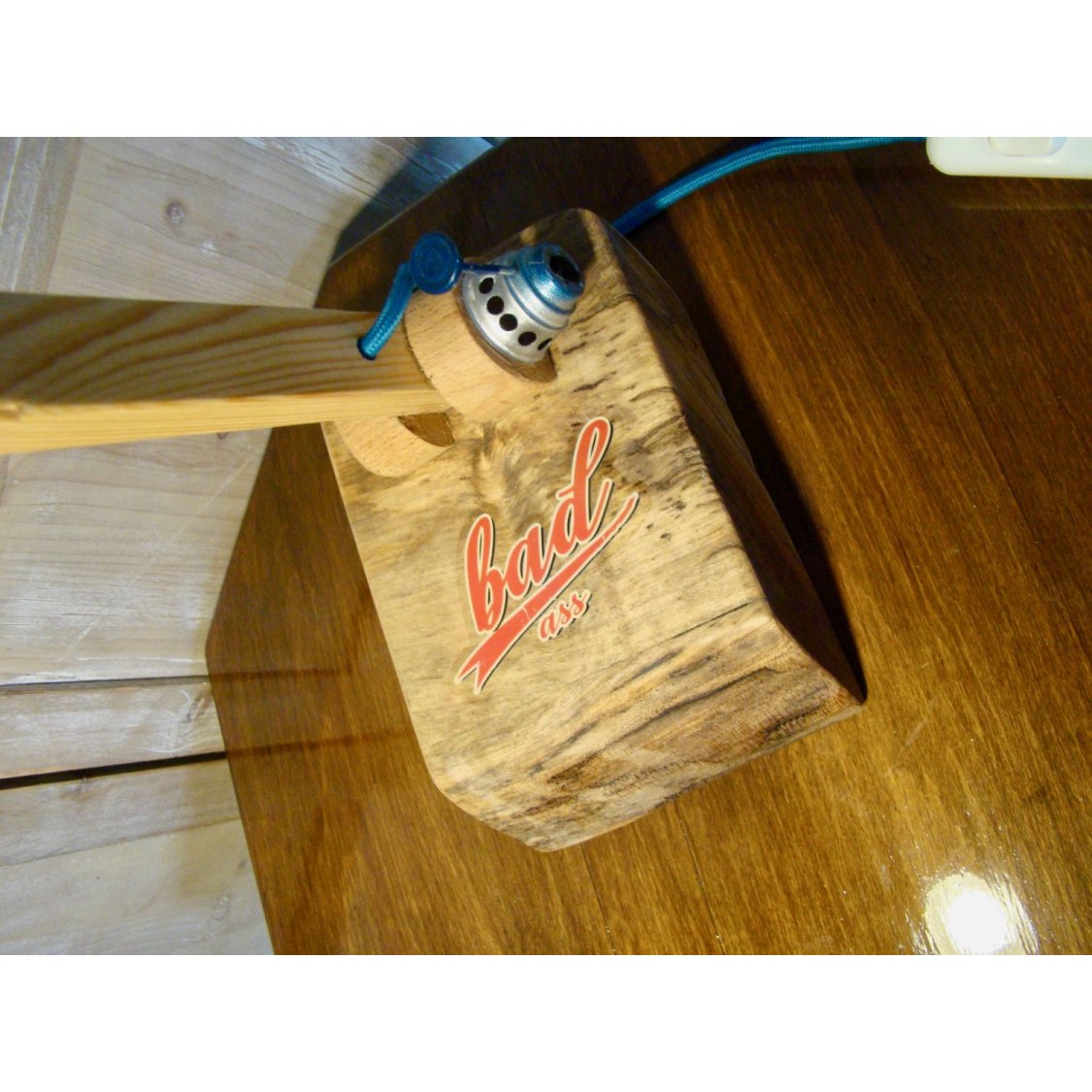 Badass blauwe lamp voor stoute jongen