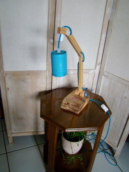 Badass blauwe lamp voor stoute jongen