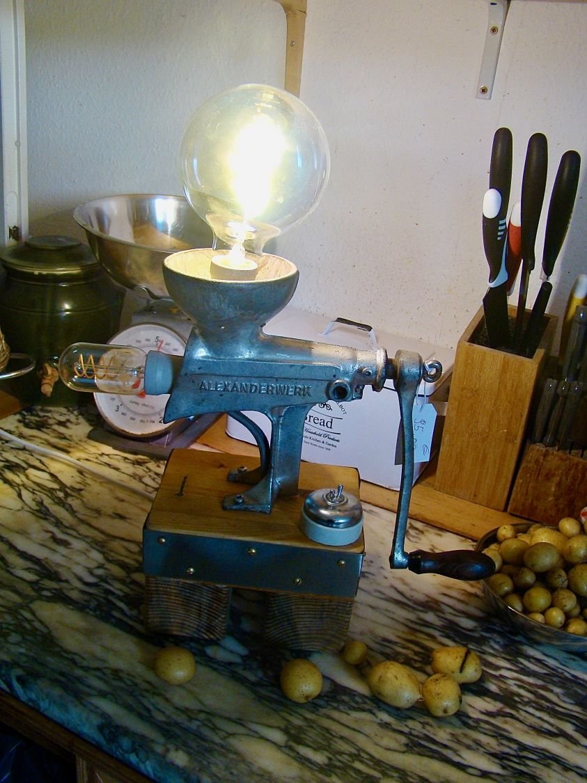 Slagerslamp EDISON stijl