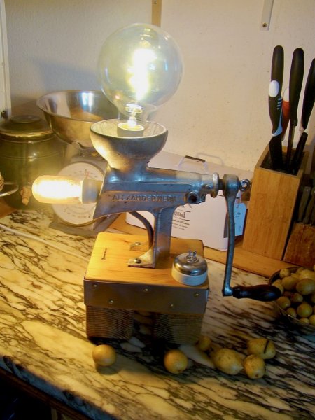 Slagerslamp EDISON stijl