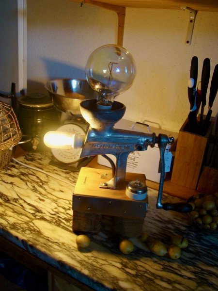 Slagerslamp EDISON stijl