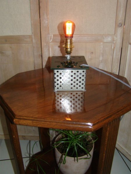 Steampunk retro toekomst lamp