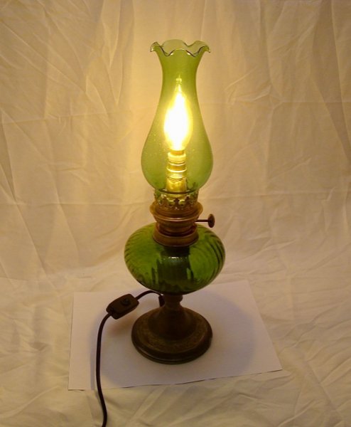 GROENE LANTERN olielamp 