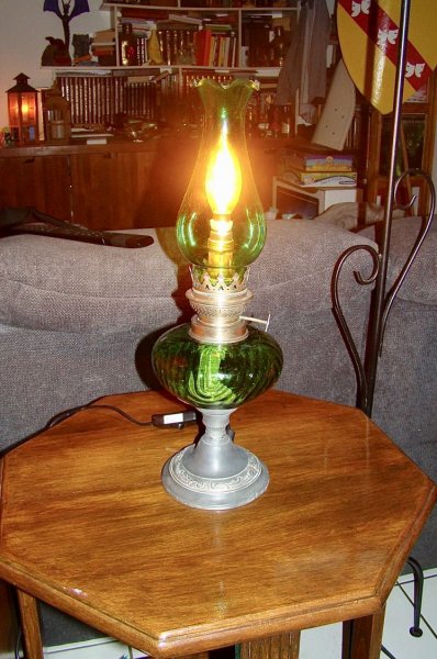 GROENE LANTERN olielamp 