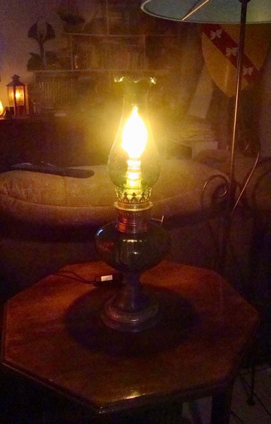 GROENE LANTERN olielamp 