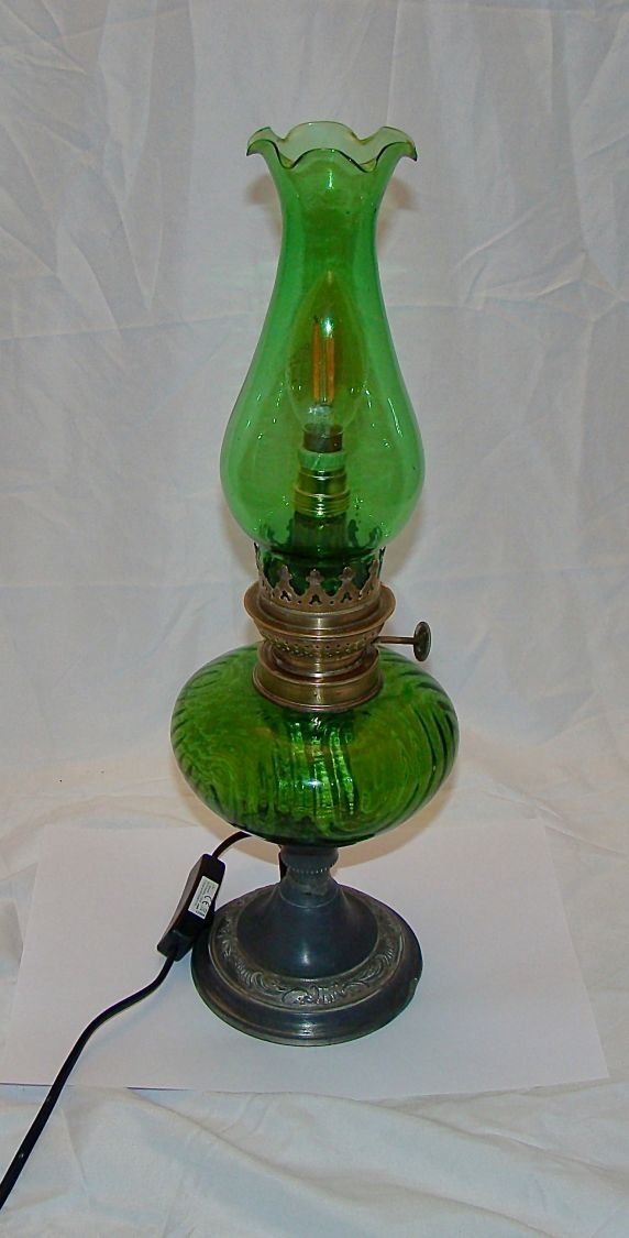 GROENE LANTERN olielamp 