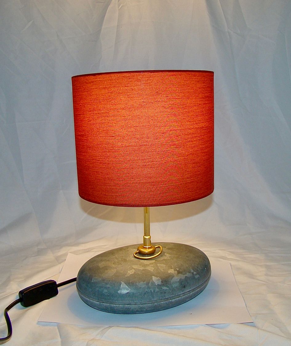 Upcycling van kleine warmwaterfleslamp