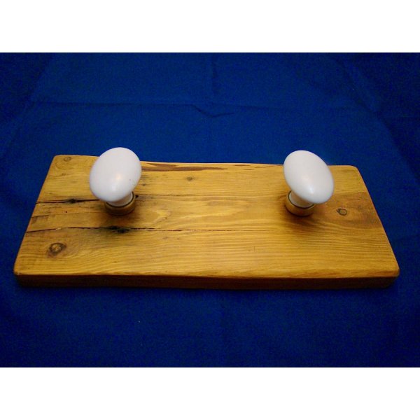 Petit porte veste recycl&eacute; poign&eacute;e porcelaine