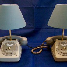 luchttelefoon bedlampenset 