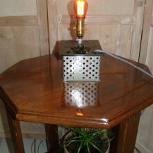 Steampunk retro toekomst lamp