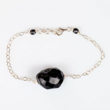 Armband 'My Precious in Black Onyx' Zilver 925