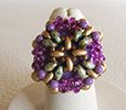 Bague en kit Cruciforme floral