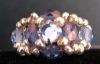 Ring in kit Lolita Strass blauw