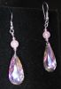 Boucles d'oreilles Gouttes Swarovski Vitrail Light