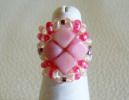 Zijdeachtige roze ring kit