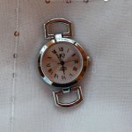Vintage stijl zilveren wijzerplaat