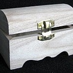 Coffret bois naturel coffre à trésor