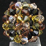 Bague Agate Tabac (en kit)