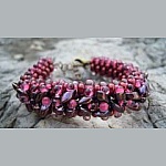Magatama Wijn Lippen Armband Kit