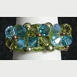 Kit bague Ceuta Bleu-vert