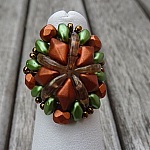 Chevron koperen ring kit