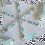 Flocon de cristal Azur en kit sur armature fer