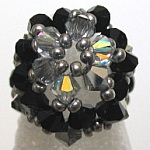 Honshu ring kit zwart & zilver