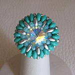 Livelove ring kit zilver turkoois