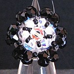 Malte II Ring Kit Zwart & Kristal