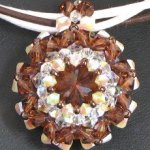 Pendentif en kit Giraglia marron fumé