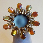 Bague en kit Pip ambre