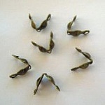 Boogkap 4mm goud brons x6