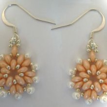 Victoria Cream oorbellen kit