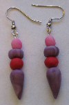 Boucles rose bonbon