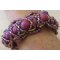 Bracelet aux perles tiss&eacute;es