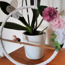 Zachte wollen decoratie