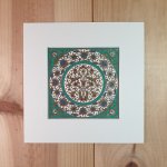 goud/groen/blauw/rood arabesk verlichting