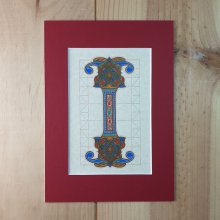 Verlichte brief I Frans-Saksische stijl