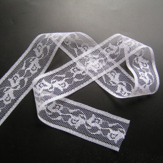 fijne witte kanten haarband bruiloft accessoire romantische hoofdband