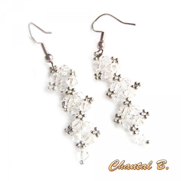 swarovski romantische armband swarovski geweven kralen kristal en zilver