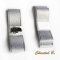 clips trouwschoenen boog fancy wit zilver satijn