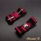 clips schoenen rood huwelijksceremonie boog bordeaux bruid